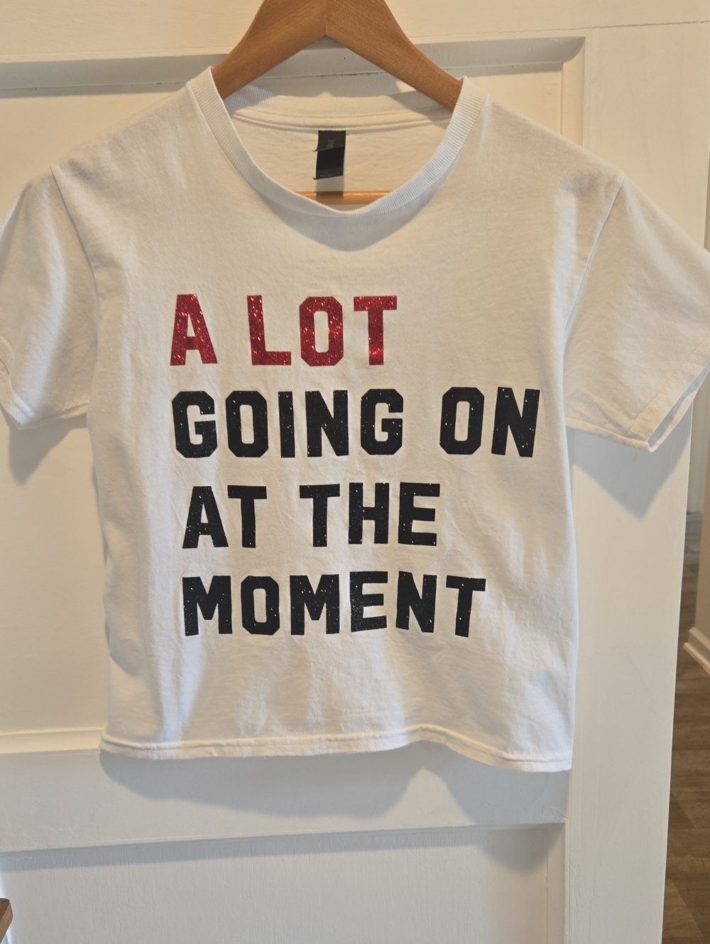 White Graphic Tee - 'A Lot Going On At The Moment'